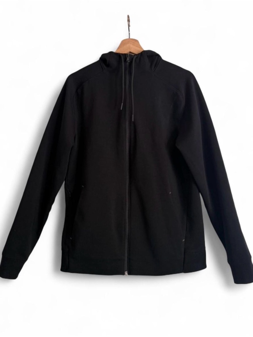 Men’s Old Navy Active Dynamic Fleece Black Zip-Up Hoodie